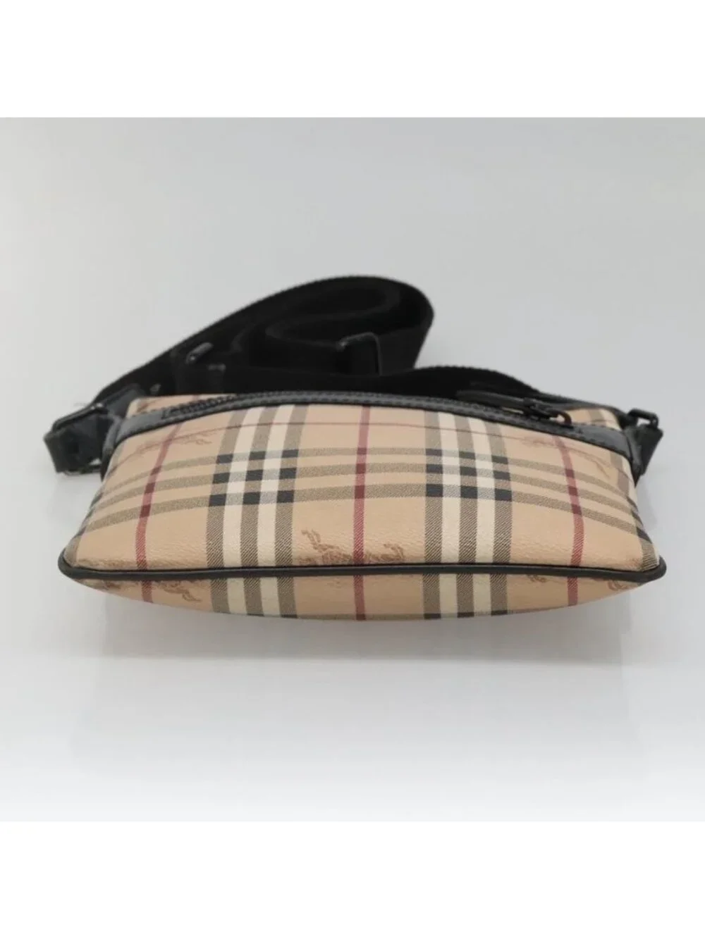 Authentic BURBERRY Nova Check Shoulder Bag PVC Beige - Picture 16 of 16